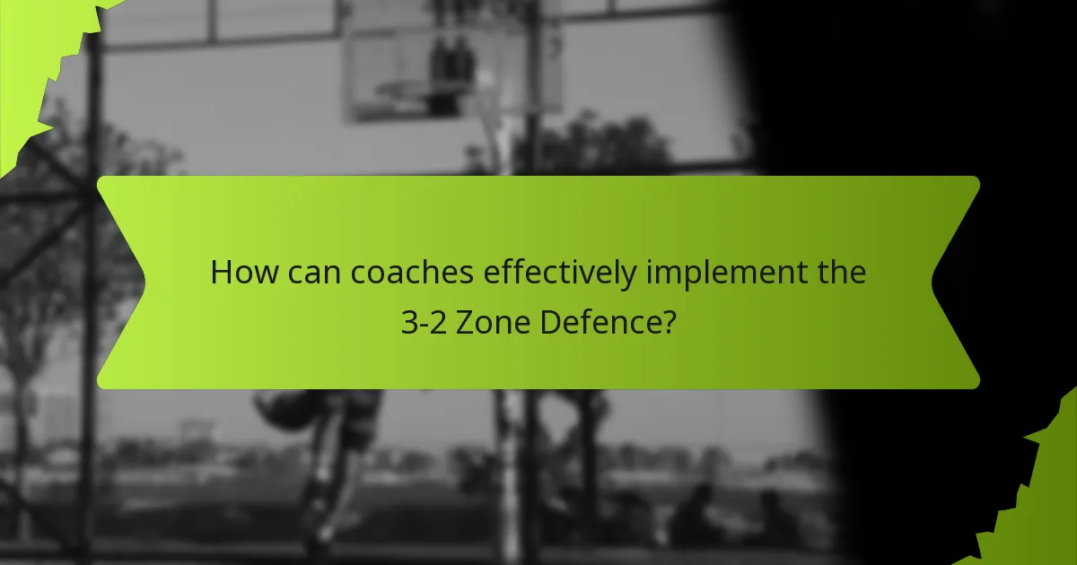 Which teams have successfully implemented the 3-2 Zone Defence?