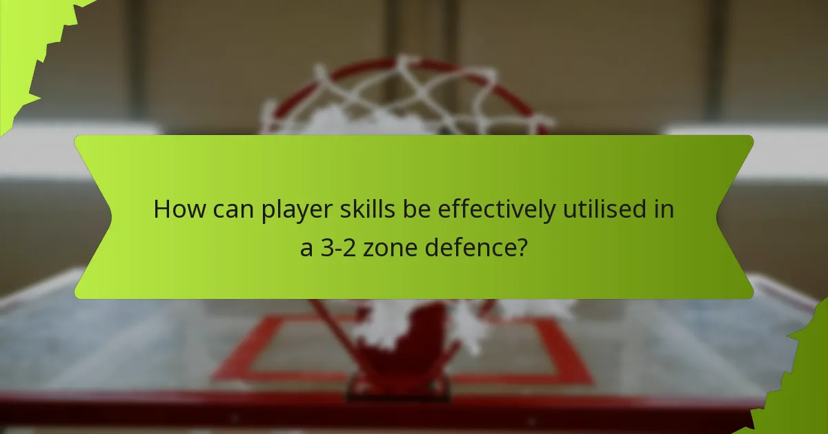 What are the core responsibilities of forwards in a 3-2 zone defence?