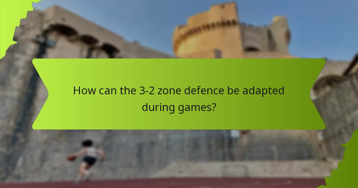 What are the strengths of the 3-2 zone defence?