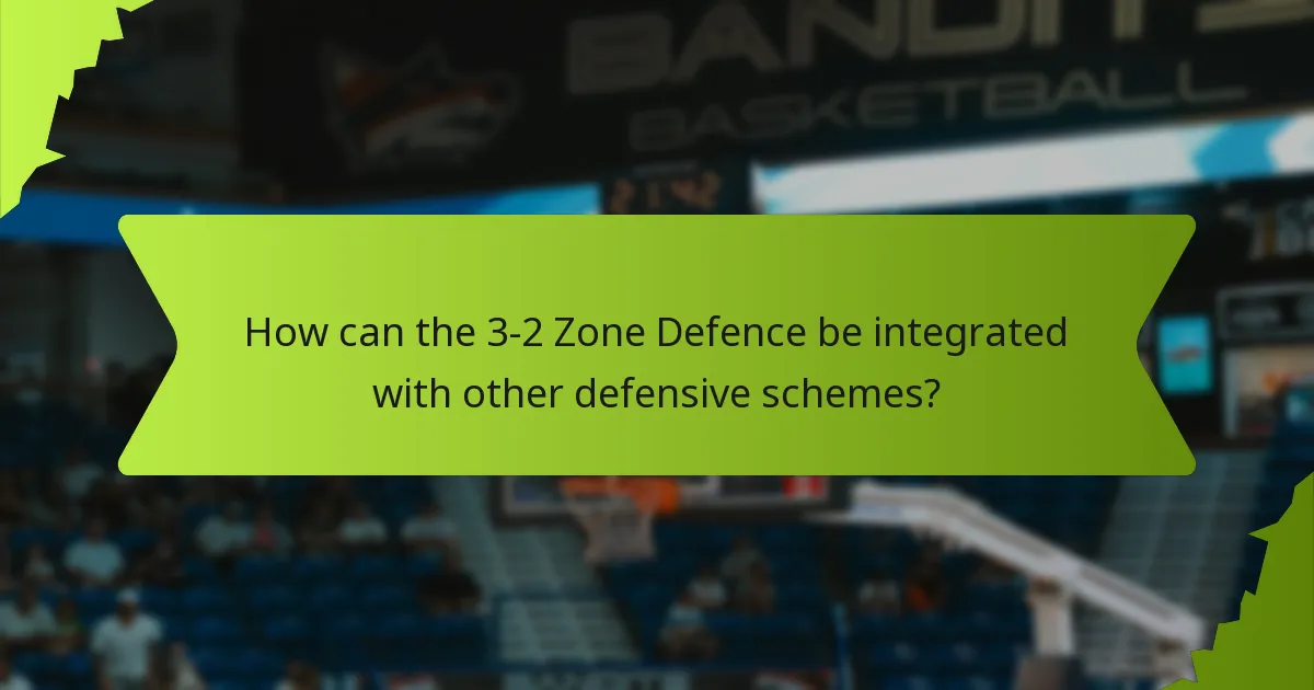 How can the 3-2 Zone Defence be integrated with other defensive schemes?