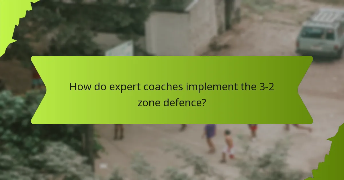 What are the strengths of the 3-2 zone defence?