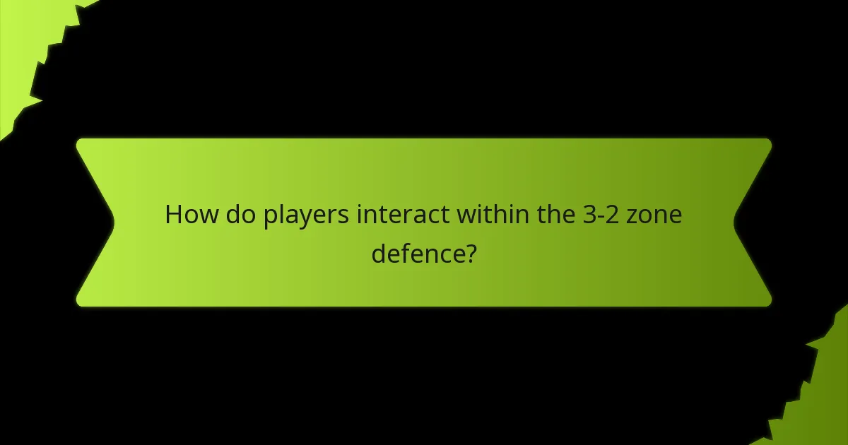 How does the 3-2 zone defence assess opponent strategies?