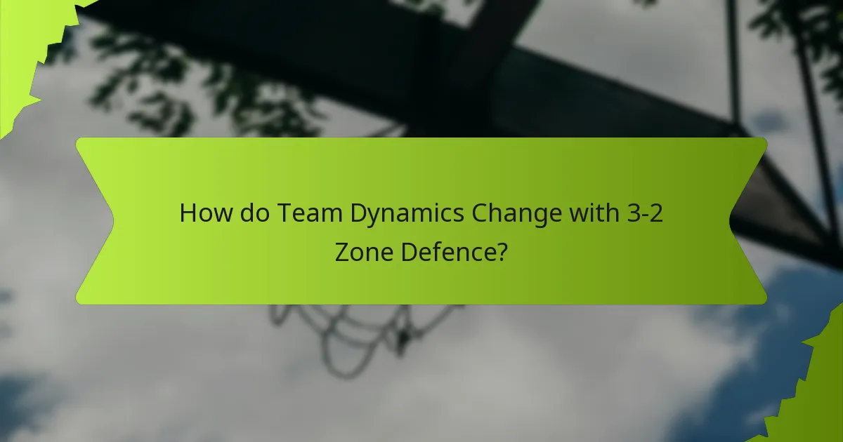 How to integrate the 3-2 Zone Defence with Man-to-Man Defence?
