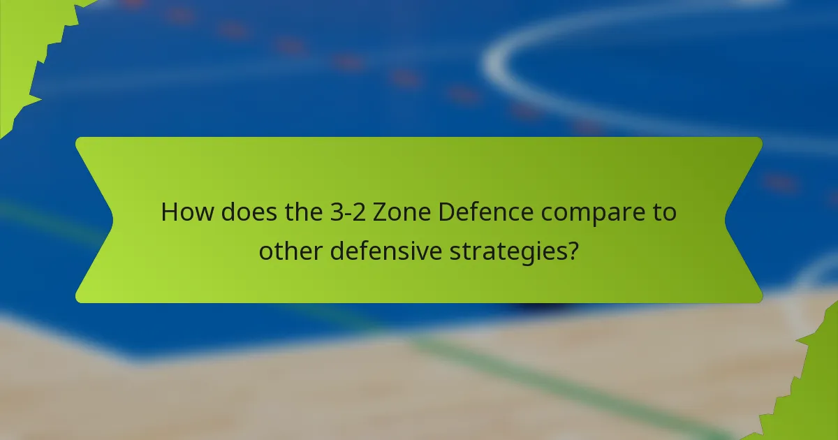 How does the 3-2 Zone Defence compare to other defensive strategies?