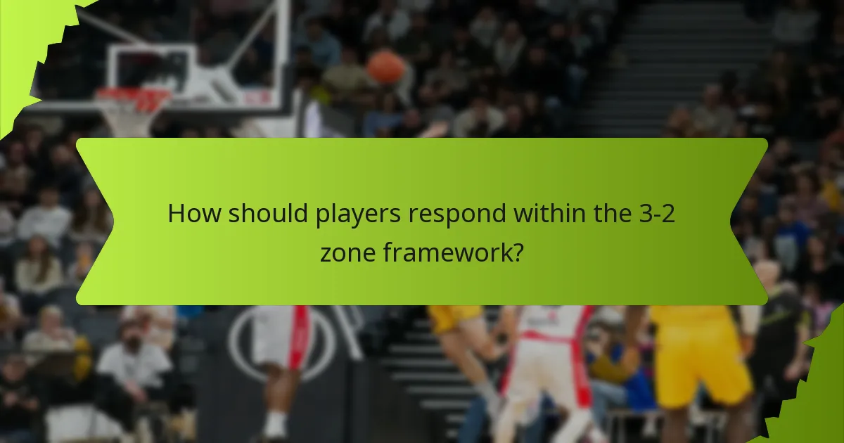 What strategic decisions influence the use of the 3-2 zone defence?