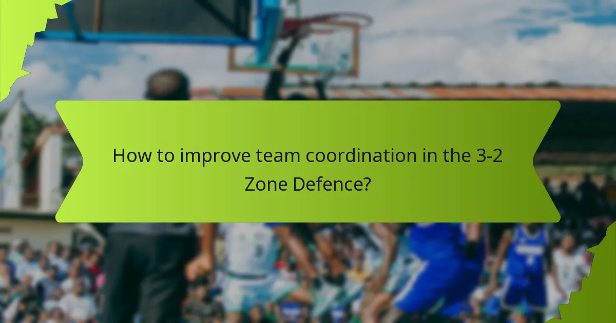 What practice scenarios can enhance 3-2 Zone Defence execution?
