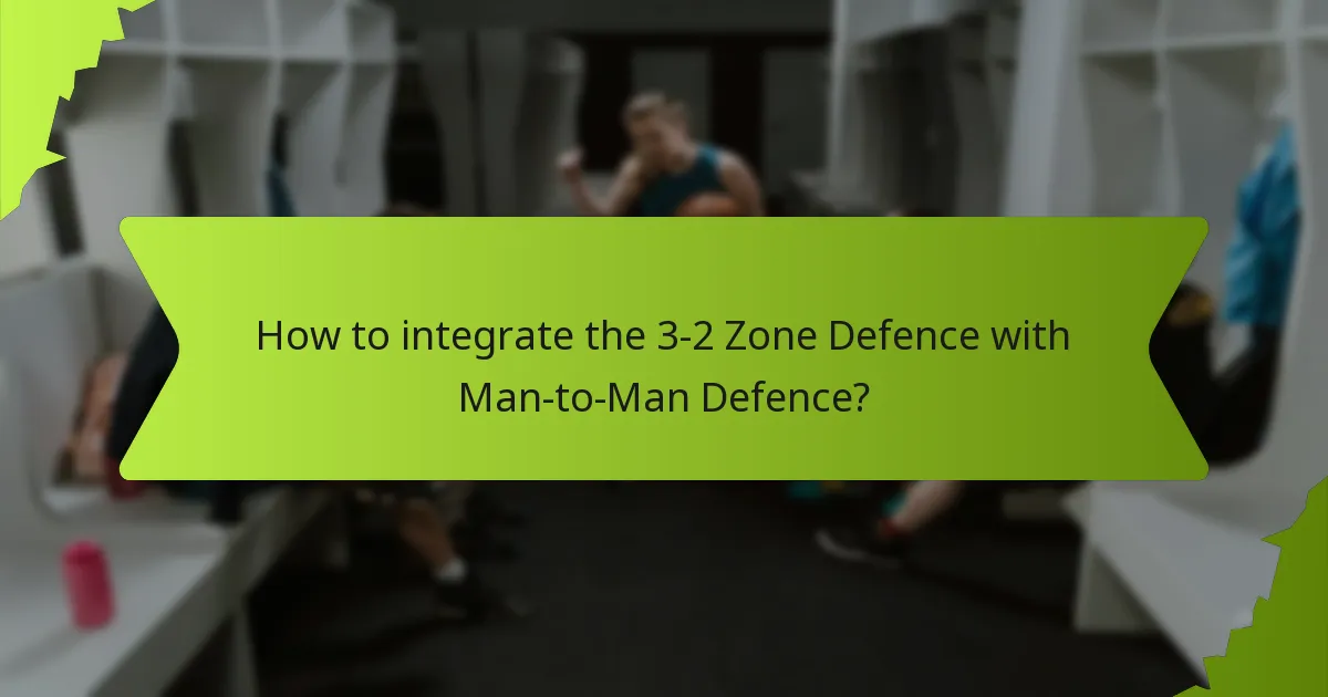 What are Hybrid Defensive Strategies involving the 3-2 Zone?