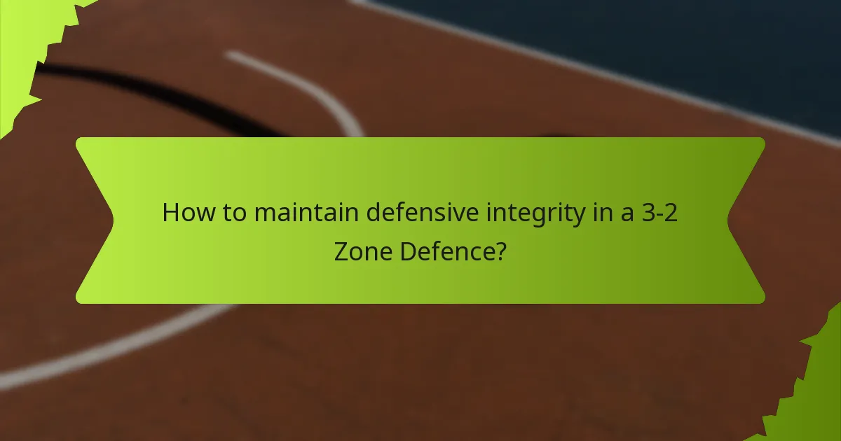 How to position players optimally in a 3-2 Zone Defence?