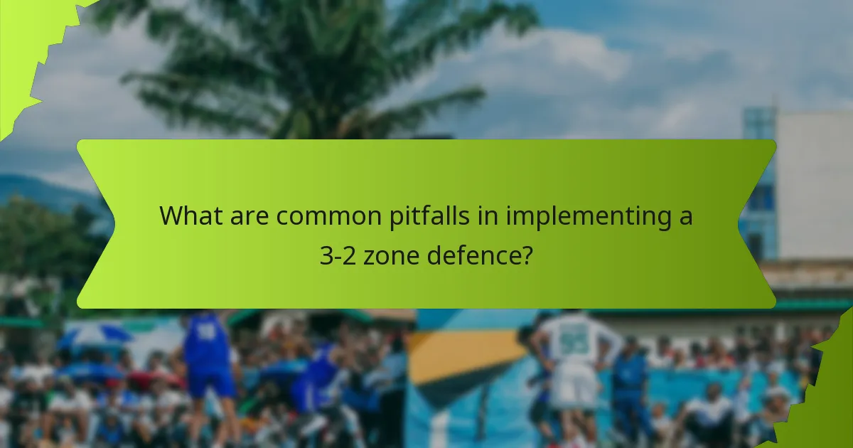 What skill sets are essential for players in a 3-2 zone defence?