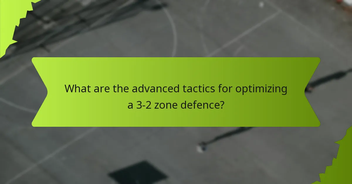 Why is trust building crucial for a successful 3-2 zone defence?