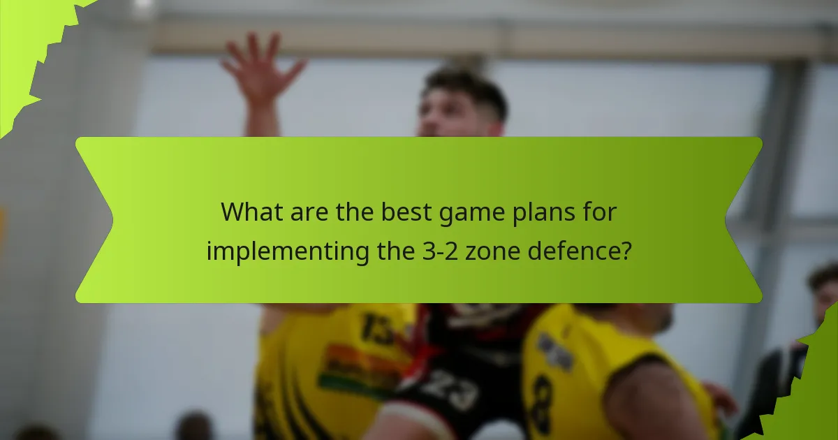 How does the 3-2 zone defence compare to other defensive strategies?