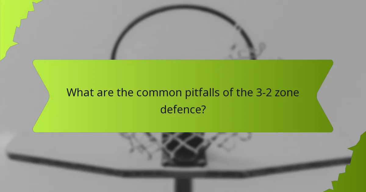 What practices improve execution of the 3-2 zone defence?