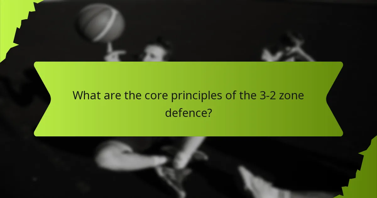 What are the optimal player movements against a 3-2 zone defence?