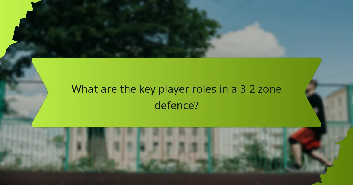 Which advanced tactics can enhance a 3-2 zone defence?