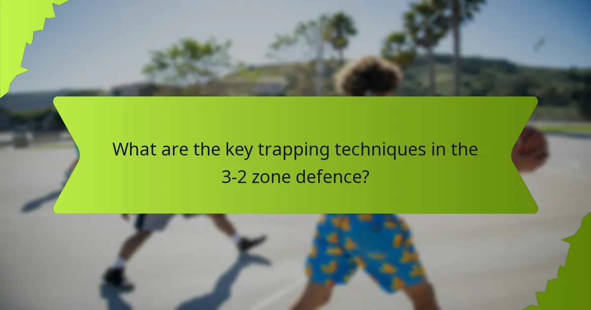 What situational adjustments can be made in the 3-2 zone defence?