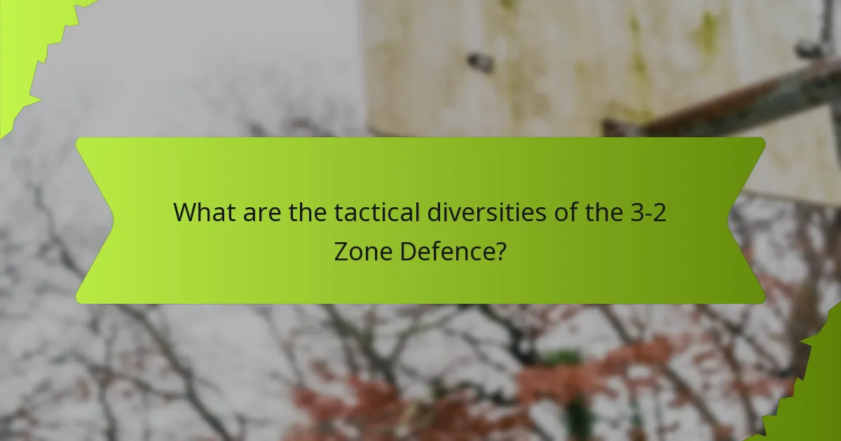 When is the 3-2 Zone Defence most effective?